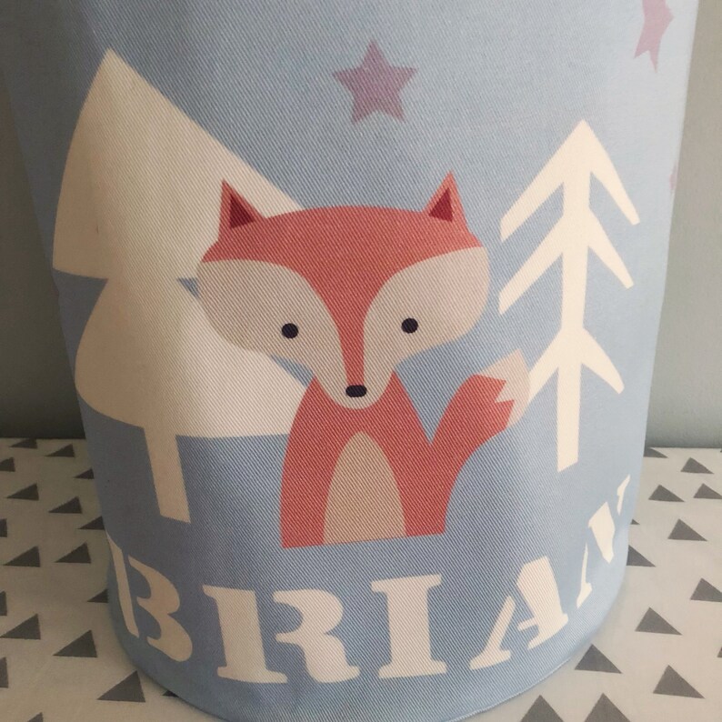 Woodland Nursery Decor'personalized Storage Basketgirl Etsy