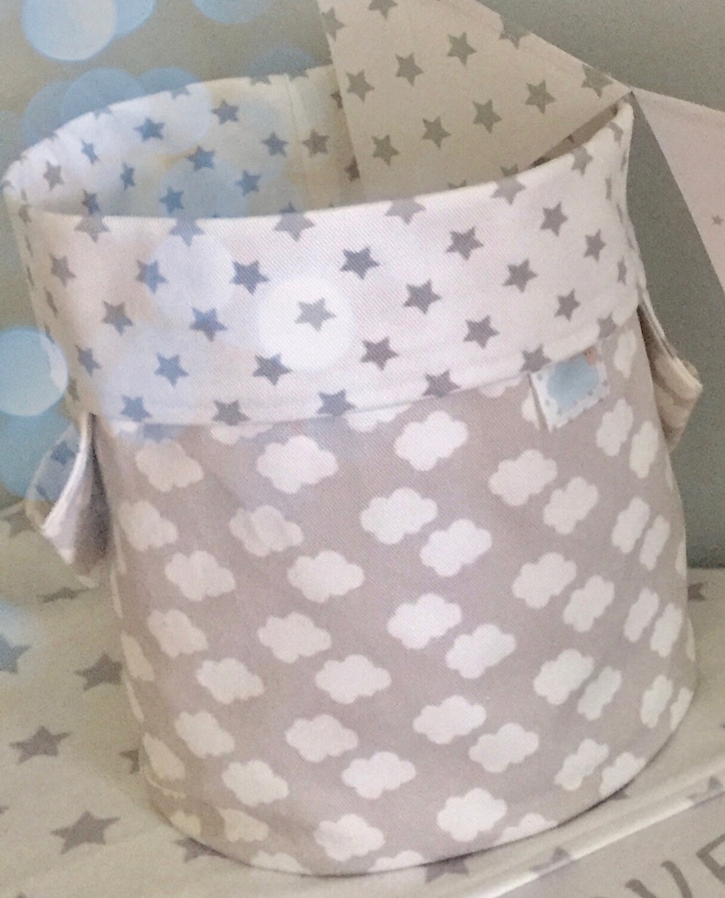 Woodland Nursery Décorbear Storage Basketsgrey Neutral Etsy