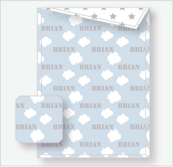 personalized crib blanket