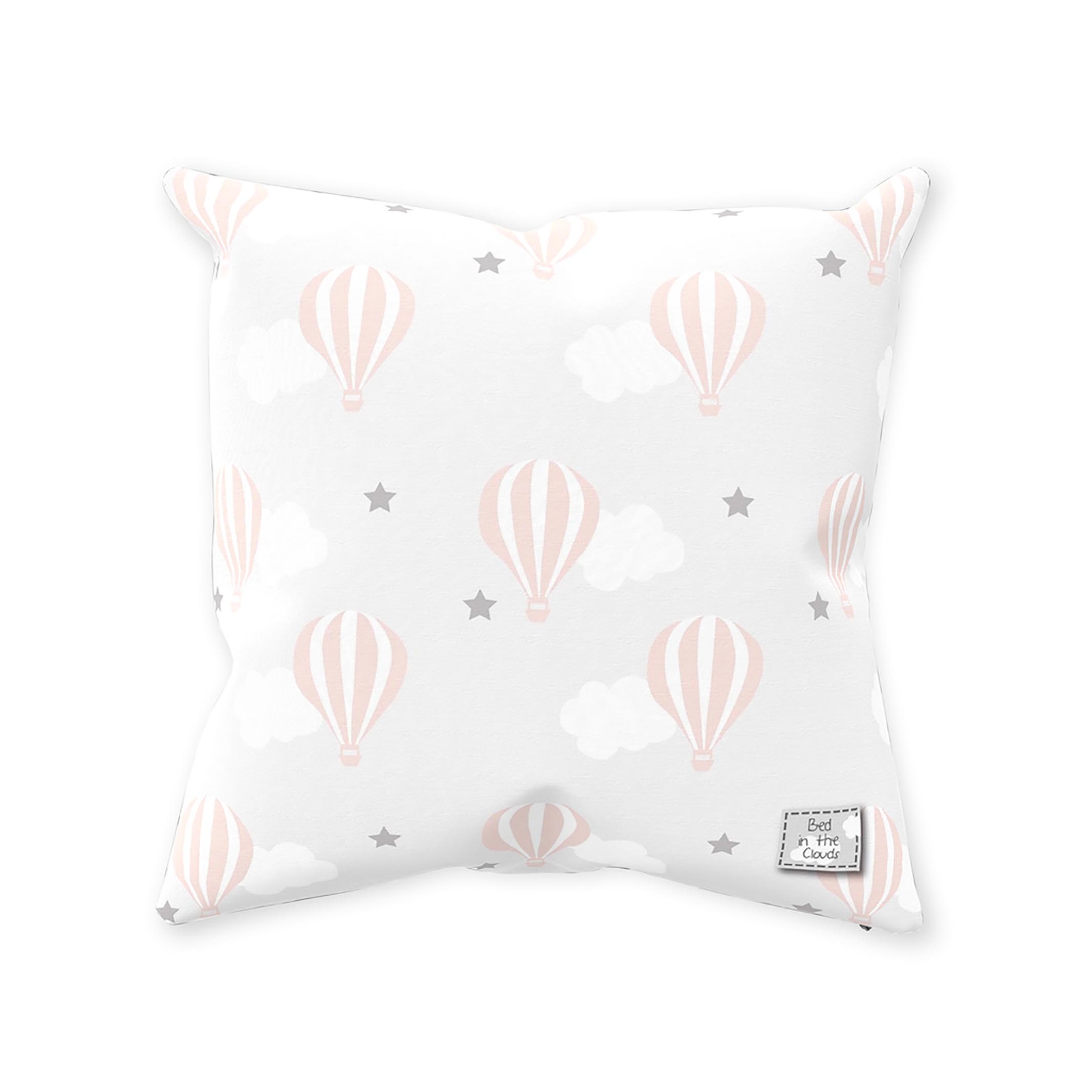 Hot Air Balloon Pillow Setbaby Pillowgrey & Pink Etsy