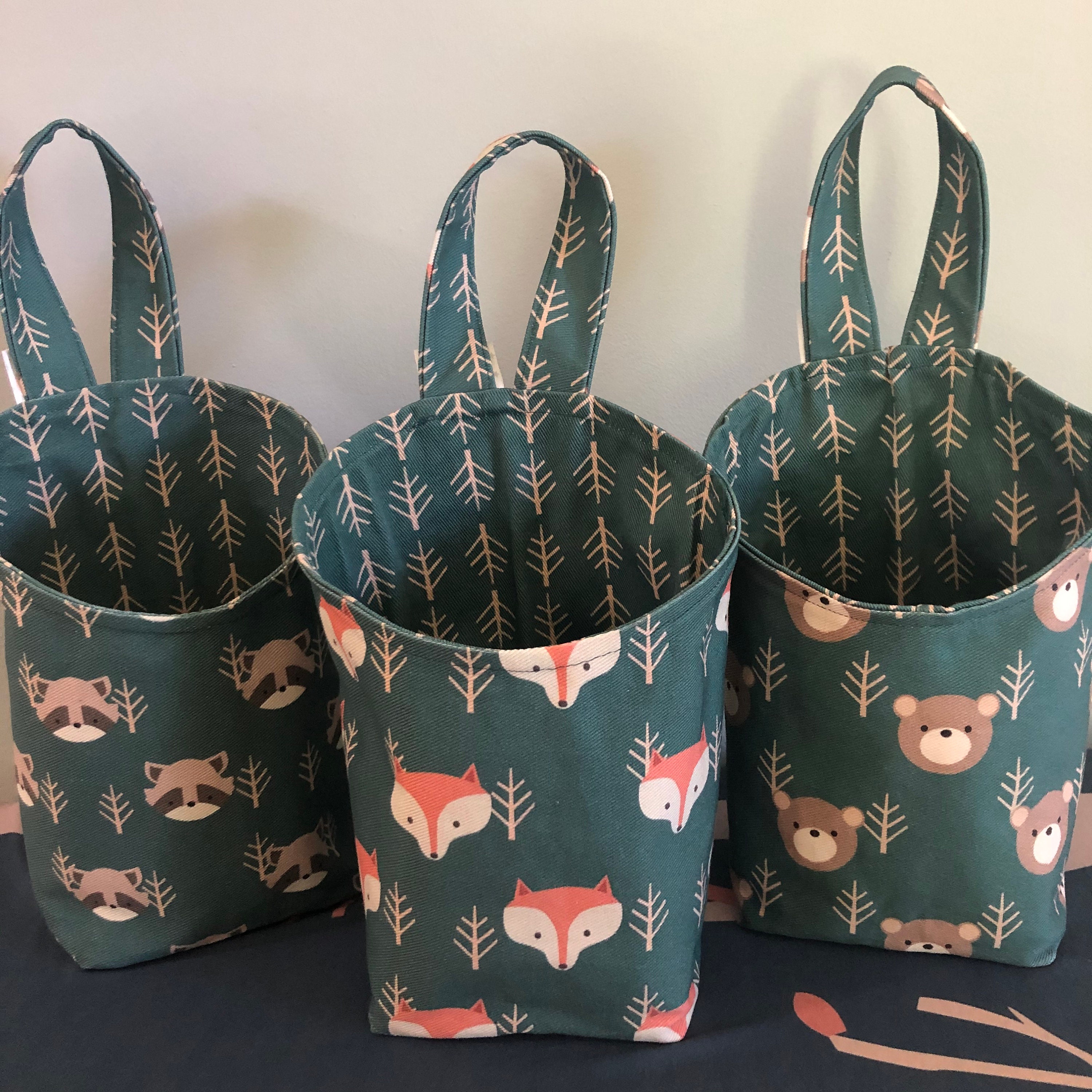 Woodland Nursery Décorwoodland Storage Podsnursery Etsy UK