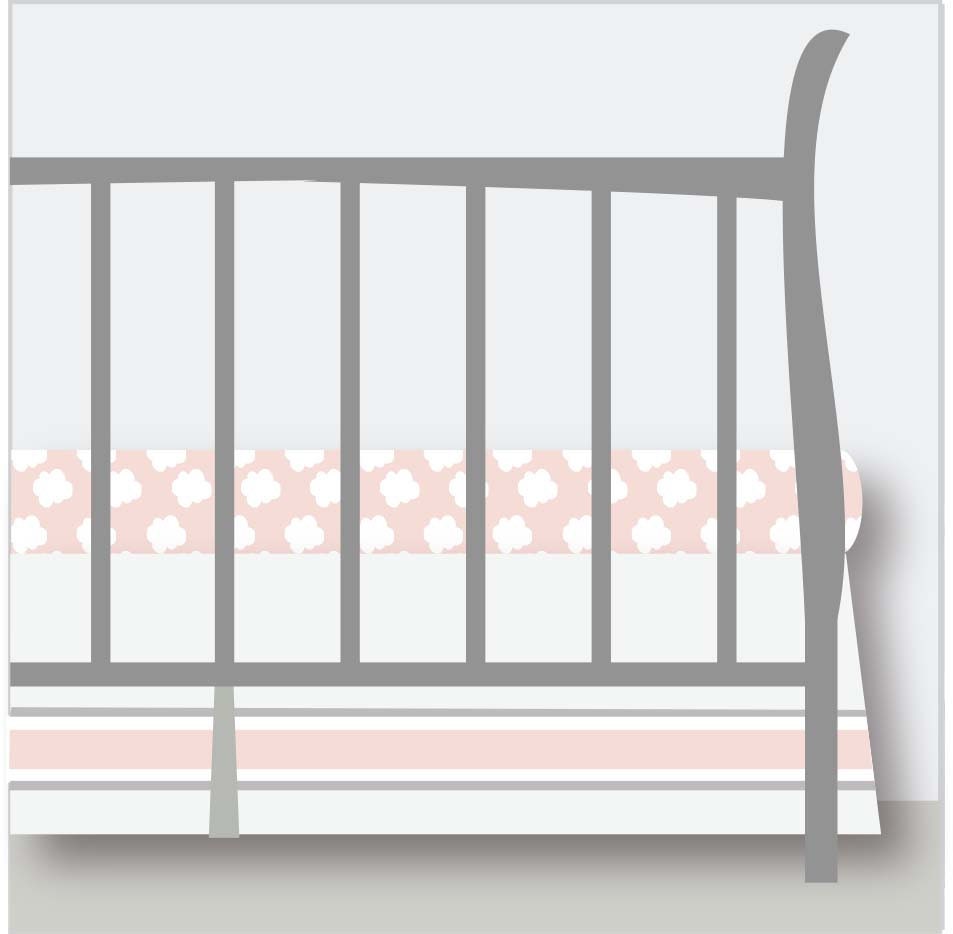striped crib bedding