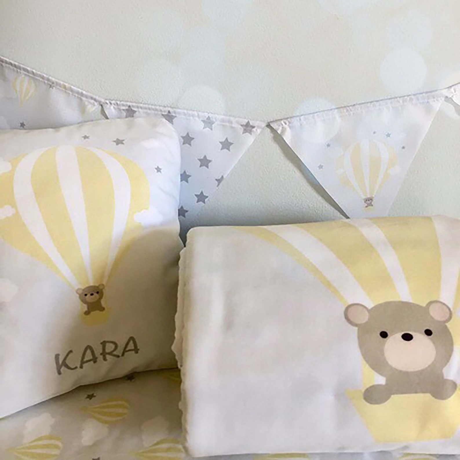 Hot Air Balloon BlanketBaby BlanketCrib BlanketPersonalized Etsy