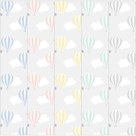 hot air balloon crib sheet