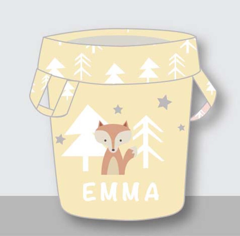 Woodland Nursery Decor'personalized Storage Basketgirl Etsy