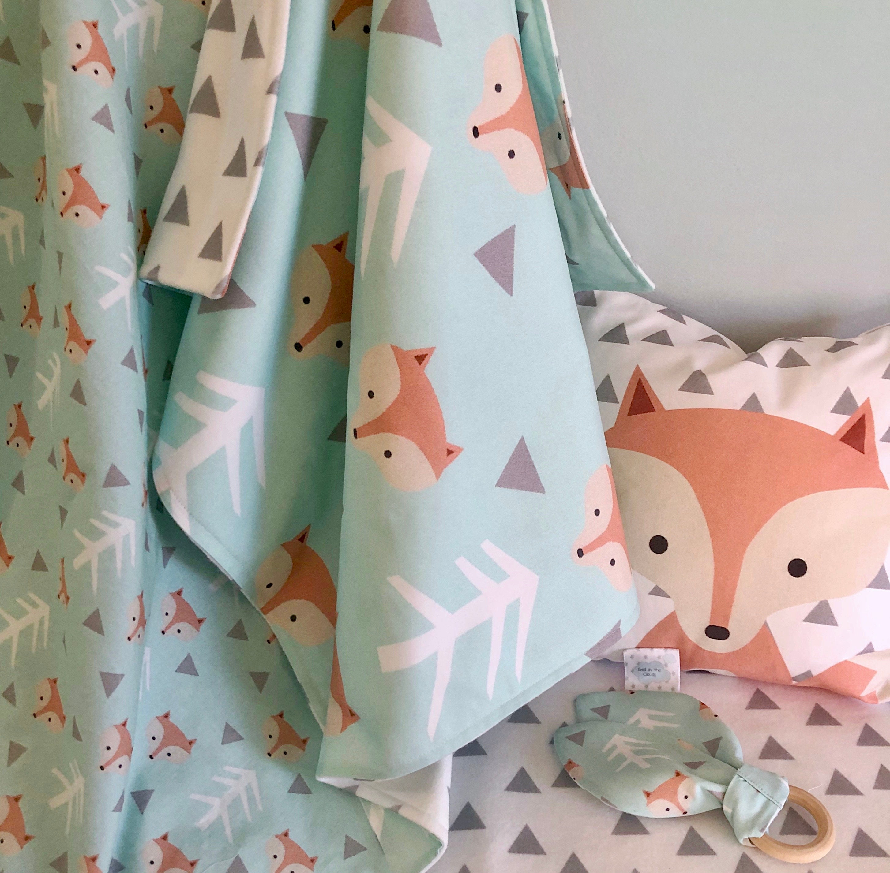 fox baby bedding