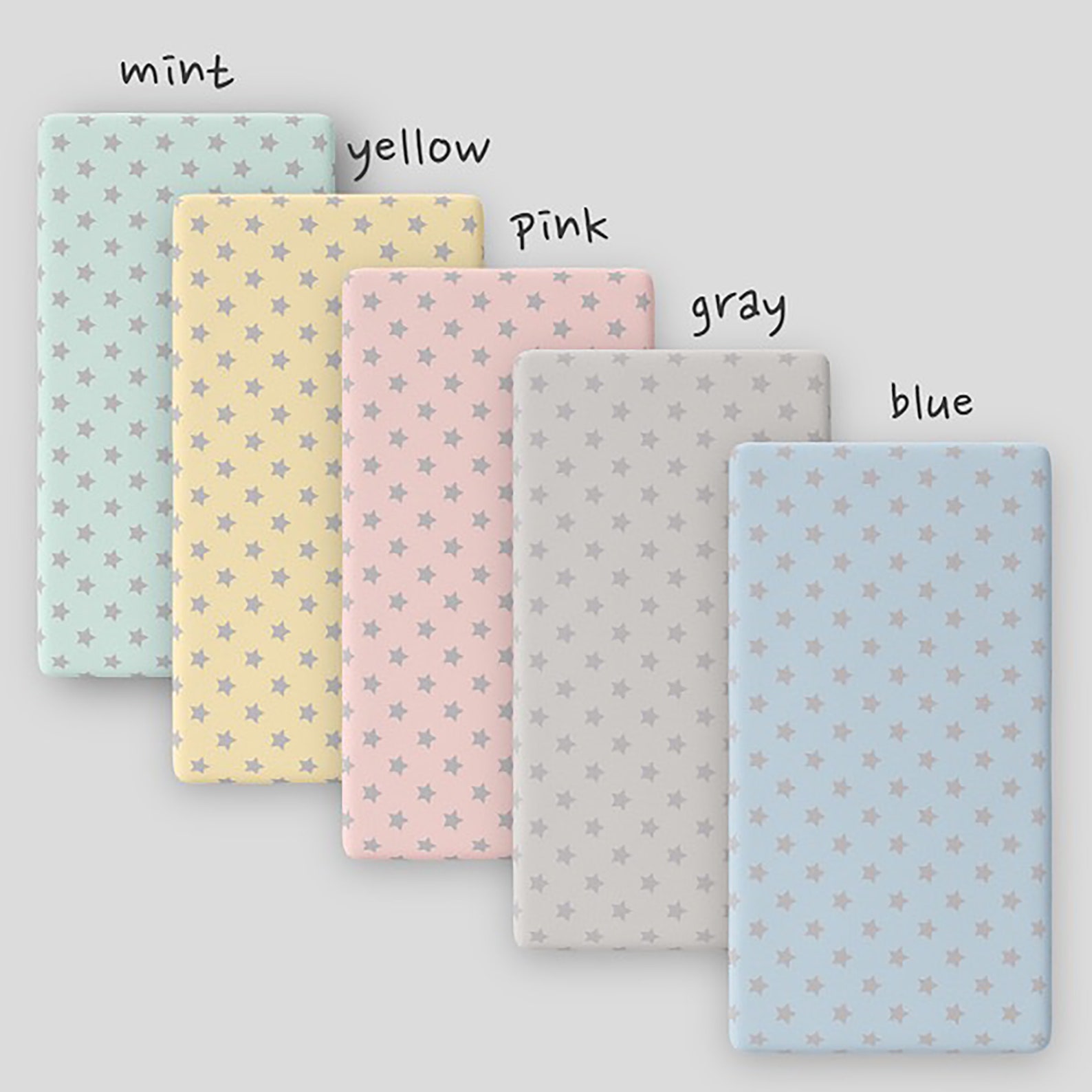 Star Nursery Crib Sheetfitted Crib Sheetjersey Knit Crib Etsy