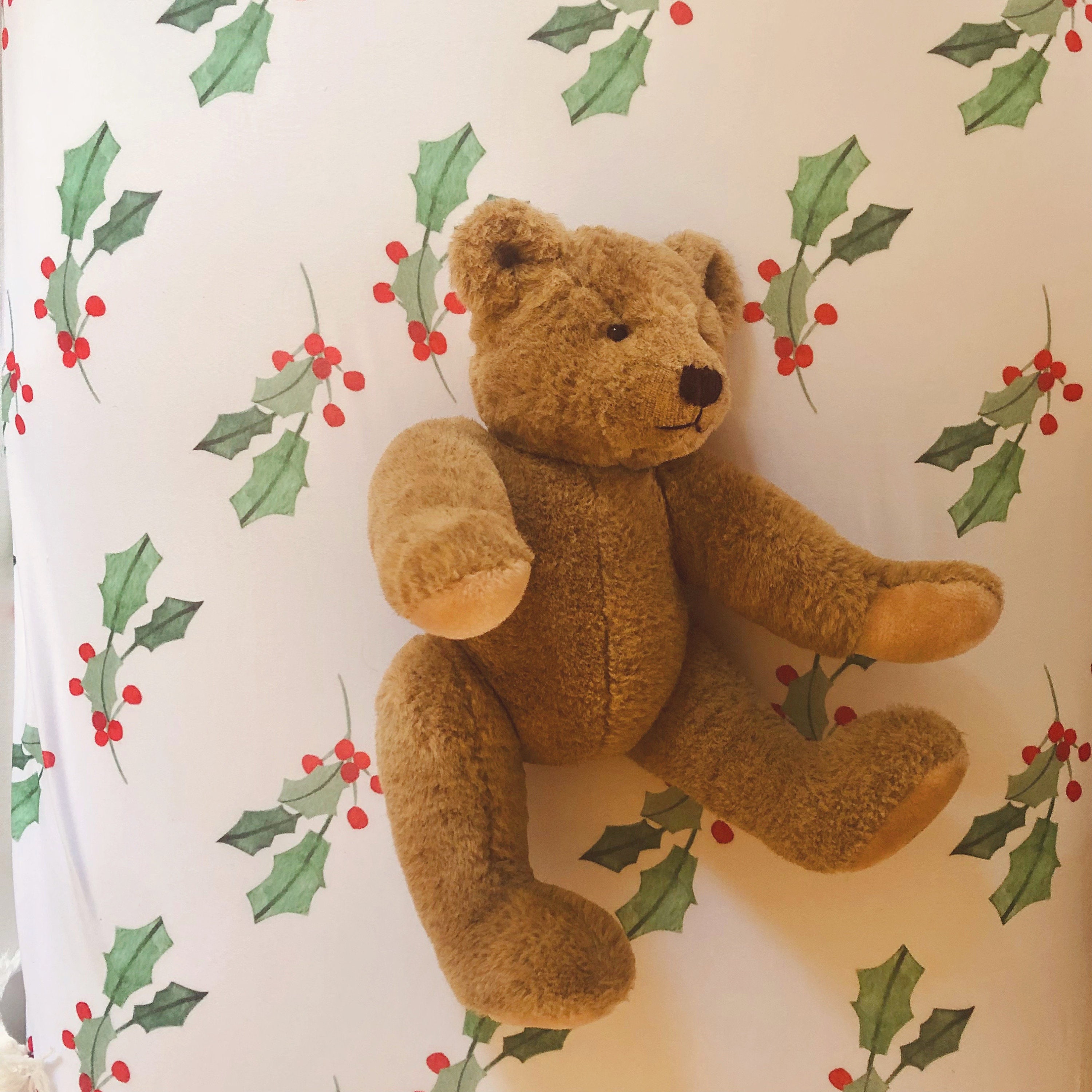 Christmas Crib Sheetjersey Knit Crib Sheetholly Print Etsy UK