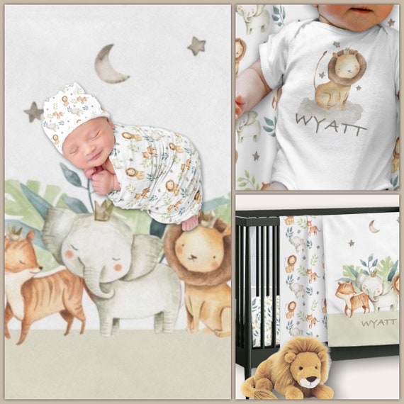 Safari Theme Baby Gift Setsafari Baby Shower Giftbaby Boy Etsy