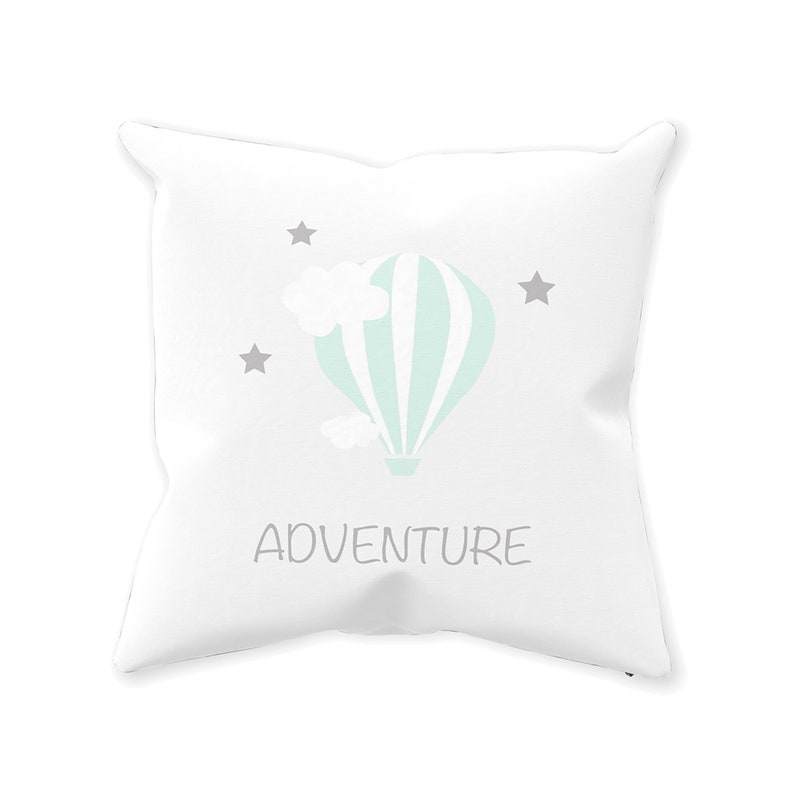 Hot Air Balloon Pillow SetBaby PillowGrey&Mint Etsy