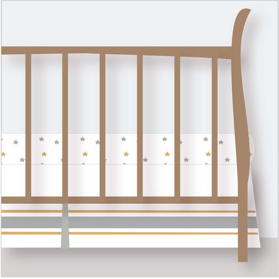 white crib boy nursery