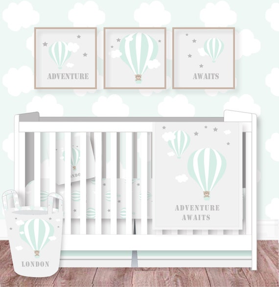 adventure awaits crib bedding set