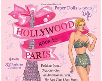 Hollywood Goes to Paris Paper Dolls