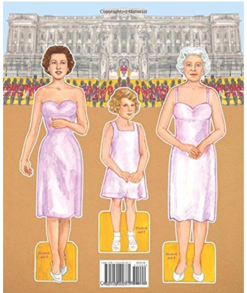 The Queen Paper Dolls: 4 Dolls - 8 Decades of Royal Fashions - Etsy