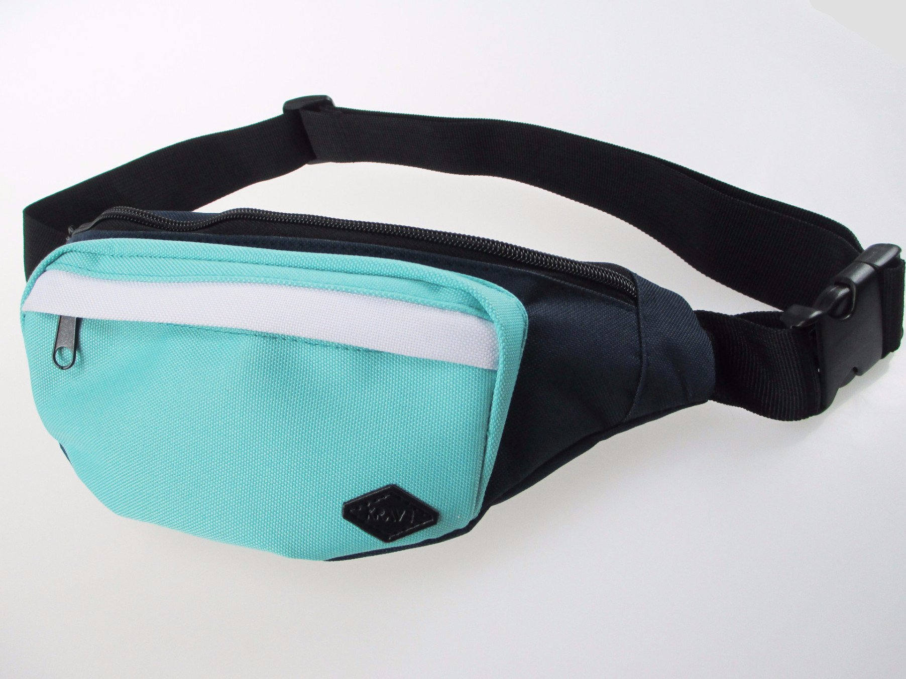 teal fanny pack