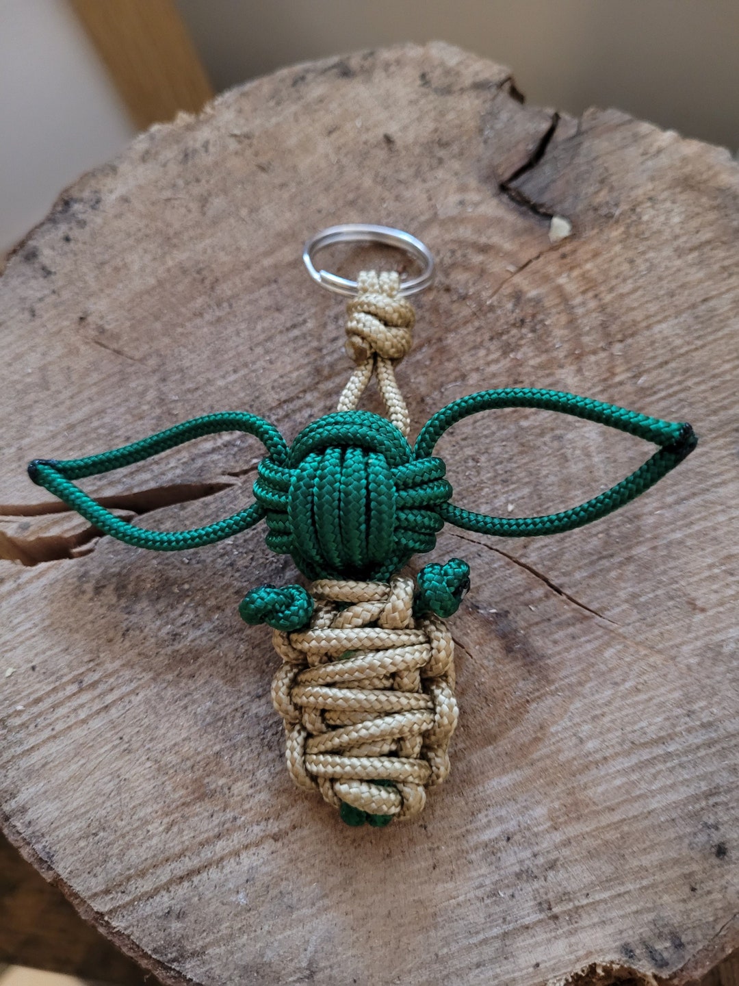 Baby Yoda Paracord Keyring Etsy