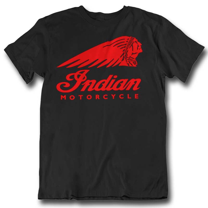 Indian Motorcycle T-shirt, Printed on a Quality 100% Cotton Men's