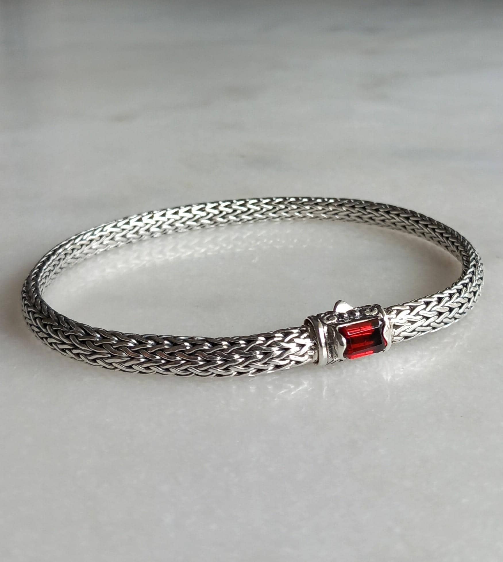 Collier chaine femme enfant 40 cm maille cheval limée en argent 40cm 1