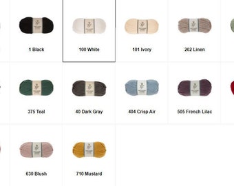 Yarn Bee Soft & Sleek Chunky, Lot of 2, Color is Light Gray, 211 yds ea, NEW