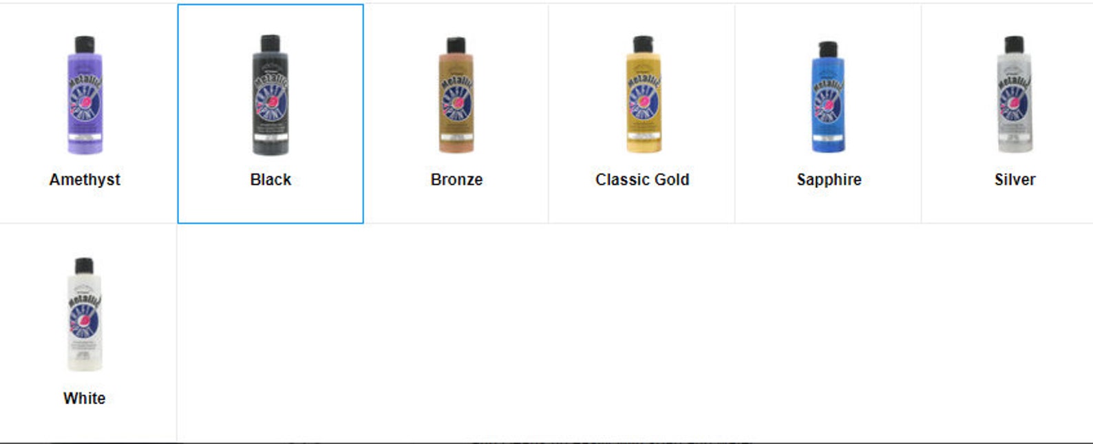 Anita's metallic acrylic craft paint 8 ounces new free Etsy