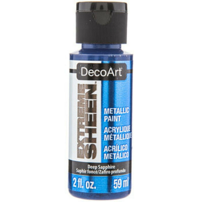 Decoart Extreme Sheen Metallic Paint 2 FL OZ Price per Bottle Etsy