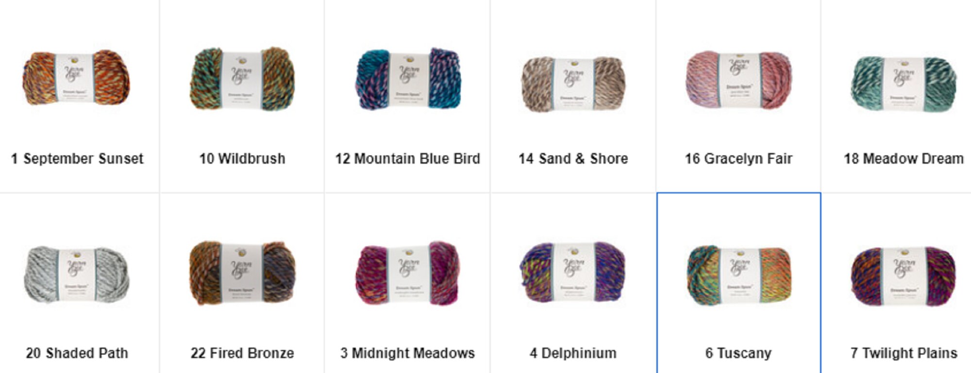 Yarn Bee Dream Spun Yarn New Various Colors per Skein Etsy