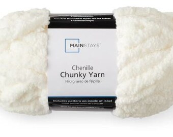 Mainstays Bulky Chenille Yarn 31.7 Yd Various Colors Price per Skein New Etsy
