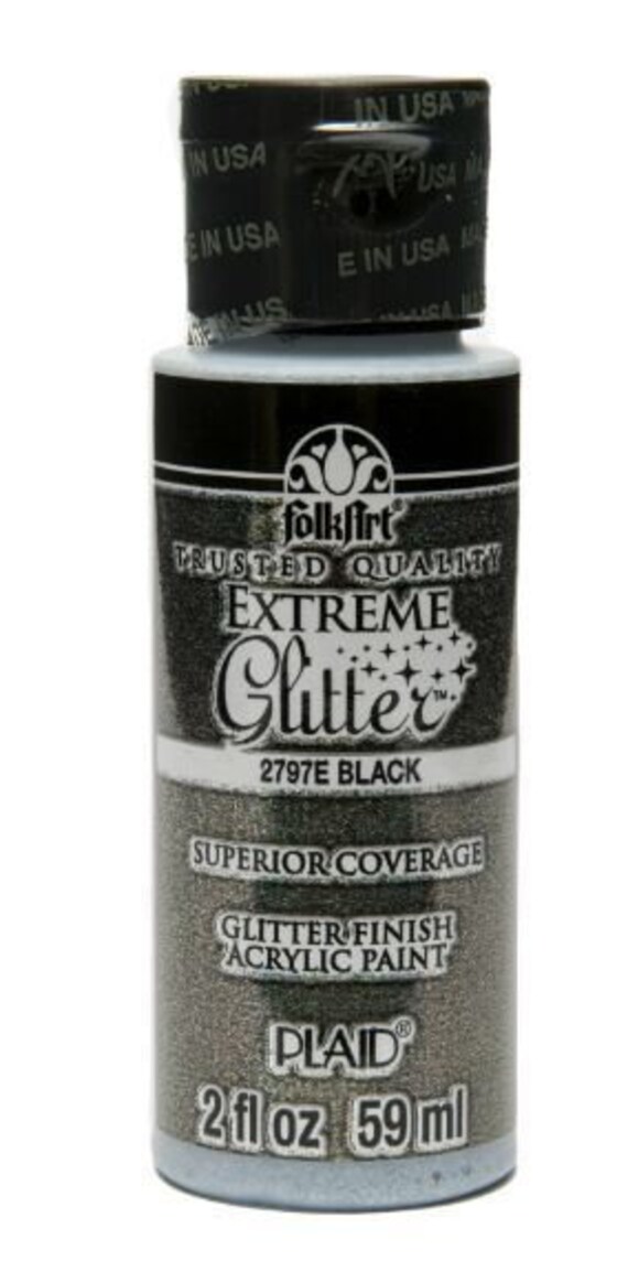 FolkArt Extreme Glitter Paint 2oz-Silver
