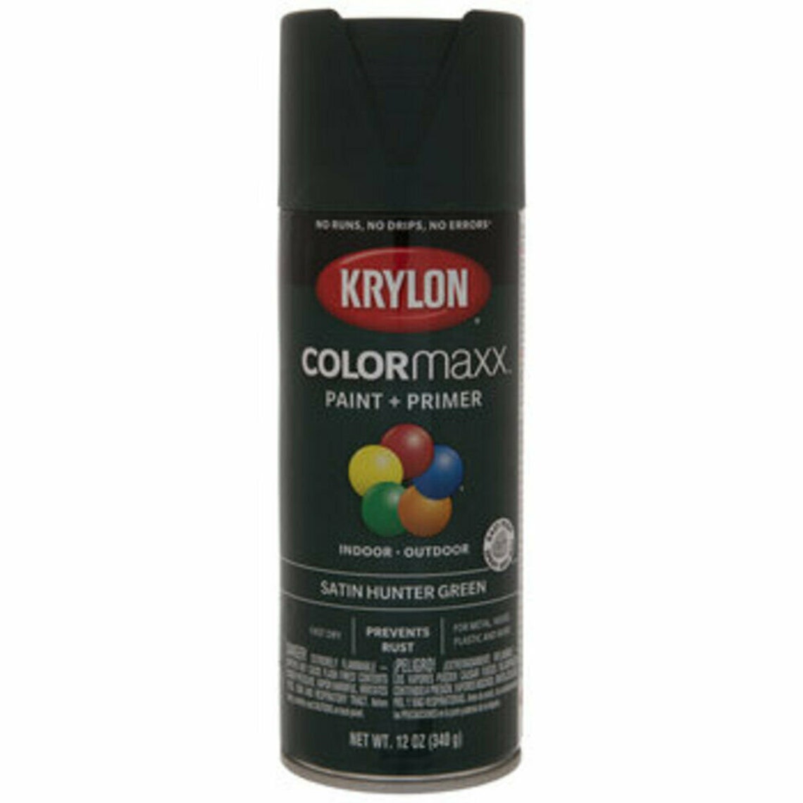 Krylon colormaxx spray paint & primer 12 oz various colors new Etsy