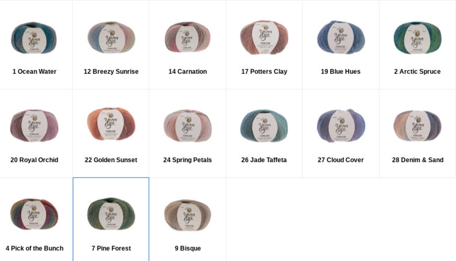 Yarn bee chloe yarn various colors new price per skein Etsy