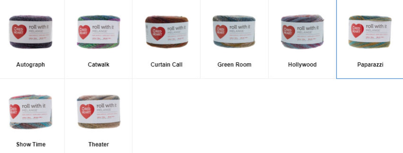 Red Heart Roll With It Melange Yarn Price Per Skein New Etsy