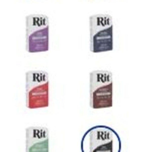 Rit Powder Dye Price Per Box New Various Colors