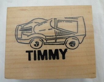 Car Name Rubber Stamp