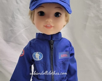Space Flight Suit for 14 inch Dolls