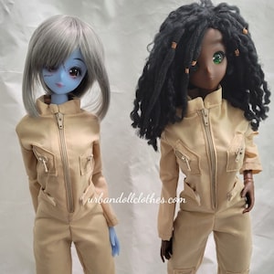 Tan Flight Suit for Both Girl and Boy Smart Doll