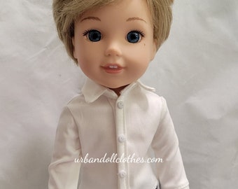 Buttoned-Up Shirt for 14.5-Inch Dolls