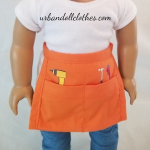Work Apron for 18-inch Boy Doll