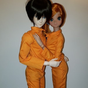 Orange Prison Jumpsuit for Smart Doll Boys and Girls