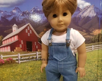 Overalls for 18-inch Boy Dolls
