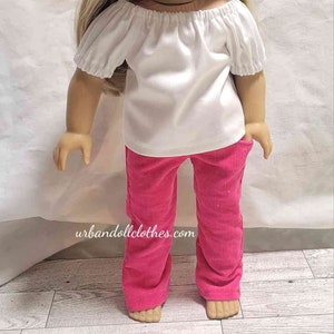 Pink Corduroy Pants for 18-inch Dolls