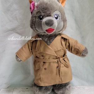 Tan Trench Coat for Teddy Bears
