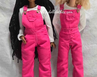 11.5 Inch Doll Overalls Outfit