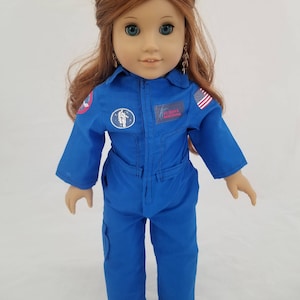 Space Flight Suit for 18 inch Doll