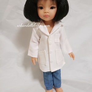 Doctor or Scientist Jacket for Dolls like Paola Reina Dolls