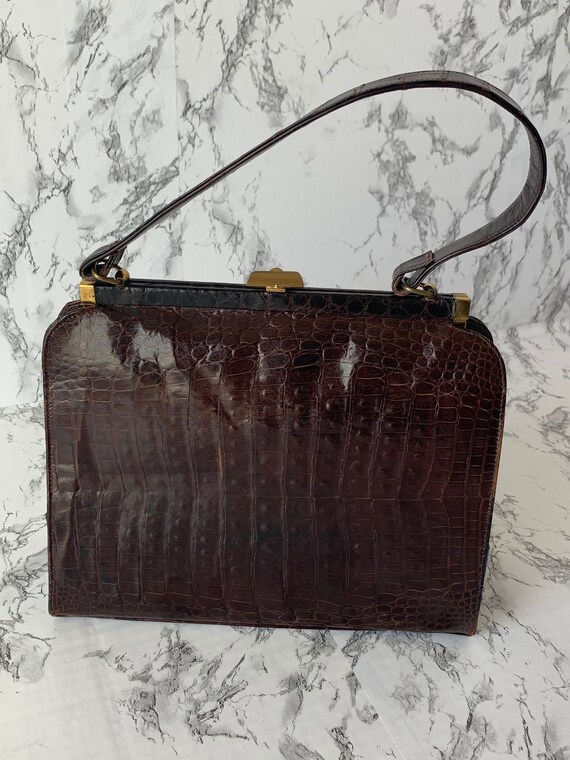 alligator purse