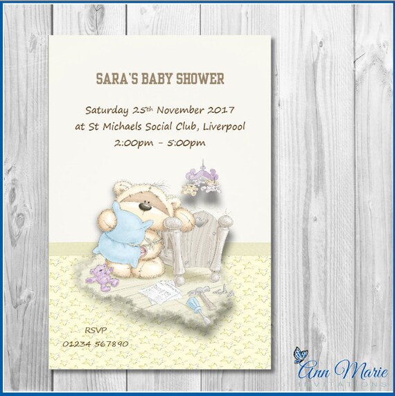 personalised baby shower invitation cards