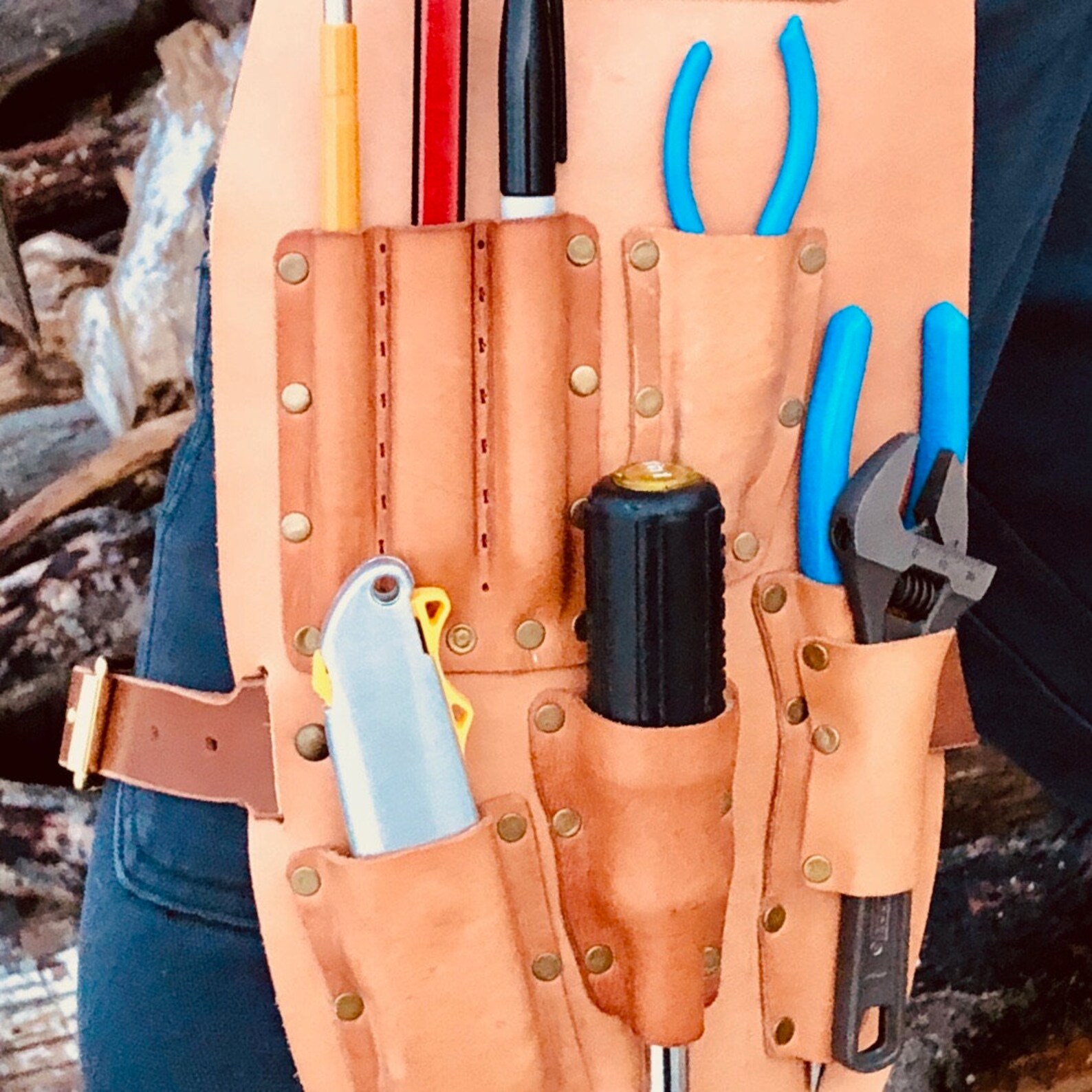 Custom Leather Tool Belt Etsy