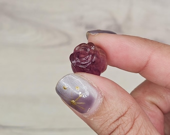 Mini rosa de cristal de fluorita