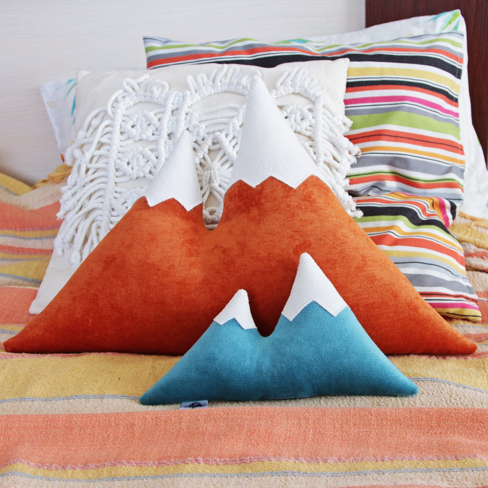 Mountain Pillow Mountain Decor Mountain Lovers Etsy