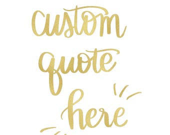 Custom Calligraphy Digital Print - Digital Download